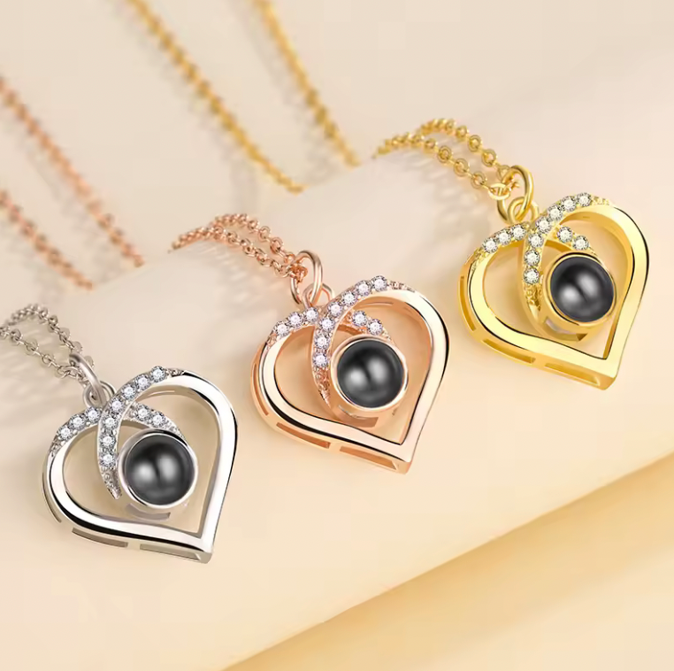 Diamond heart chain